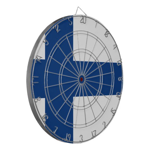 Cible De Fléchettes Drapeau Finlande (Devant gauche)