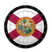 Cible De Fléchettes Drapeau Floride Dartboard & Floride / jeu américai (Devant)