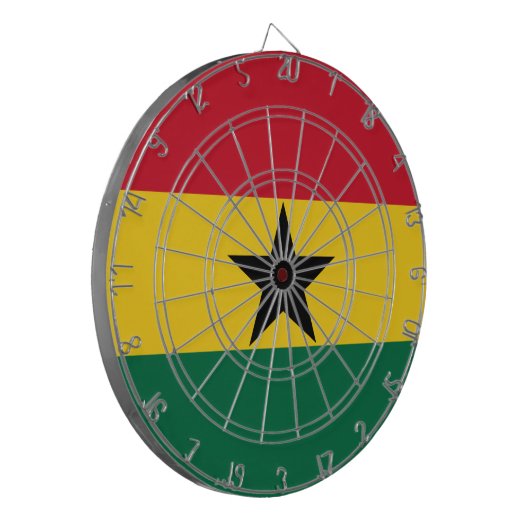 Cible De Fléchettes Drapeau ghanéen (Devant gauche)