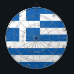 Cible De Fléchettes Drapeau Grèce<br><div class="desc">Drapeau de la Grèce: " Ελευθερία ή θάνατος " → LA LIBERTÉ OU LA MORT !</div>
