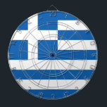 Cible De Fléchettes Drapeau Grèce<br><div class="desc">Drapeau de la Grèce: " Ελευθερία ή θάνατος " → LA LIBERTÉ OU LA MORT !</div>