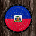 Cible De Fléchettes Drapeau haïtien Tableau noir & Haïti / Jeu<br><div class="desc">Tableau de bord : fléchettes de drapeau haïtien et haïtien,  jeux de plaisir en famille - amour mon pays,  jeux d'été,  vacances,  fête des pères,  fête d'anniversaire,  étudiants / fans de sports</div>