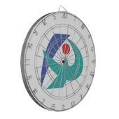 Cible De Fléchettes Drapeau Iga, Mie, Japon (Devant gauche)