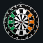 Cible De Fléchettes Drapeau irlandais dessin vintage irlandais<br><div class="desc">Drapeau irlandais design vintage dartboard. Tableau de bord personnalisé cool pour la maison,  bureau,  bar,  pub,  café,  grotte homme,  mariage etc. Téléchargez votre propre image à ce modèle en option.</div>