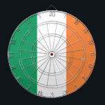Cible De Fléchettes Drapeau irlandais (République d'Irlande) (ROI) (Ei<br><div class="desc">Ce dessin présente le drapeau national de la République d'Irlande, qui est un pays du nord-ouest de l'Europe. La République d'Irlande se compose de 26 des 32 comtés de l'île d'Irlande (qui est aussi connu, en langue irlandaise, comme Éire et, en Ulster Écots, comme Airlann); les autres comtés forment l'Irlande...</div>