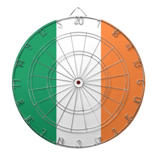 Cible De Fléchettes Drapeau irlandais (République d'Irlande) (ROI) (Ei (Devant)