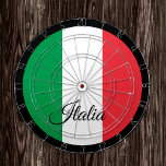 Cible De Fléchettes Drapeau italien Dartboard & fléchettes Italie / je<br><div class="desc">Tableau noir : fléchettes de drapeau italien et italien,  jeux de plaisir en famille - amour mon pays,  jeux d'été,  vacances,  fête des pères,  fête d'anniversaire,  étudiants / fans de sports</div>