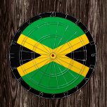 Cible De Fléchettes Drapeau Jamaïcain Dartboard & Jamaïque / jeu board<br><div class="desc">Tableau noir : fléchettes de drapeau jamaïcain et jamaïcain,  jeux de famille - amour mon pays,  jeux d'été,  vacances,  fête des pères,  fête d'anniversaire,  étudiants / fans de sports</div>