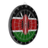 Cible De Fléchettes Drapeau kenyan & Kenya / plateau de jeu (Devant gauche)