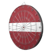 Cible De Fléchettes Drapeau Lettonie (Devant droit)