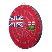Cible De Fléchettes Drapeau Manitoba (Devant droit)