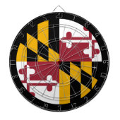 Cible De Fléchettes Drapeau Maryland Dartboard & Maryland /USA jeu boa (Devant)