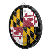 Cible De Fléchettes Drapeau Maryland Dartboard & Maryland /USA jeu boa (Devant droit)