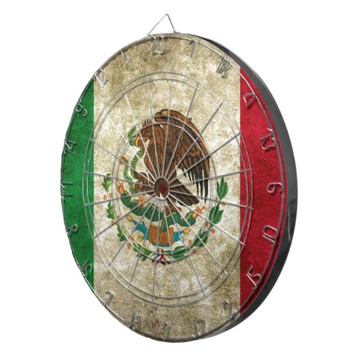 Cible De Fléchettes Drapeau mexicain (Devant droit)