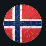 Cible De Fléchettes Drapeau norvégien<br><div class="desc">Drapeau norvégien</div>