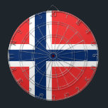 Cible De Fléchettes Drapeau norvégien<br><div class="desc">Drapeau norvégien</div>