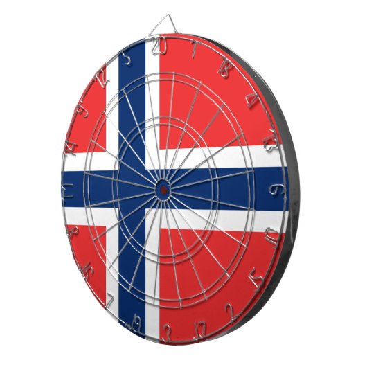 Cible De Fléchettes Drapeau norvégien (Devant droit)