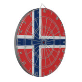 Cible De Fléchettes Drapeau norvégien (Norvège) (Devant gauche)