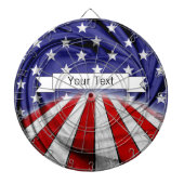 Cible De Fléchettes Drapeau patriotique américain (Devant)