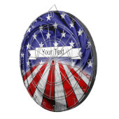 Cible De Fléchettes Drapeau patriotique américain (Devant droit)