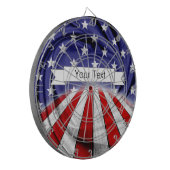 Cible De Fléchettes Drapeau patriotique américain (Devant gauche)