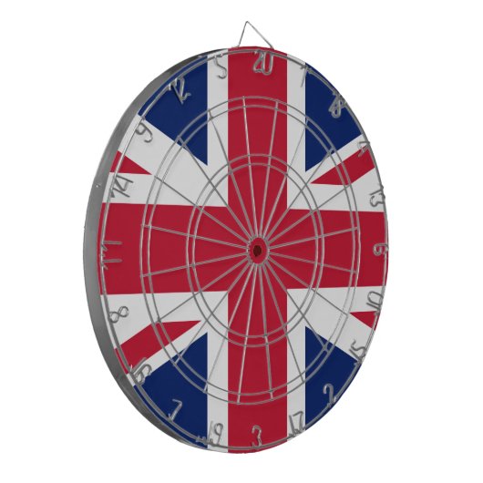 Cible De Fléchettes Drapeau Royaume-Uni  (Devant gauche)