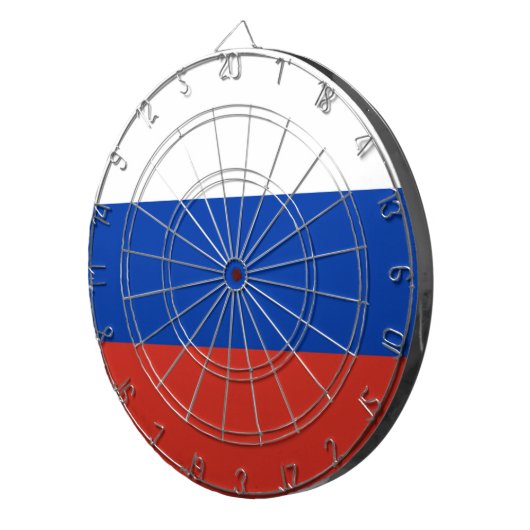Cible De Fléchettes Drapeau russe (Devant droit)