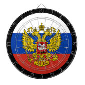 Cible De Fléchettes Drapeau russe Tableau de bord & Russie / Jeu (Devant)