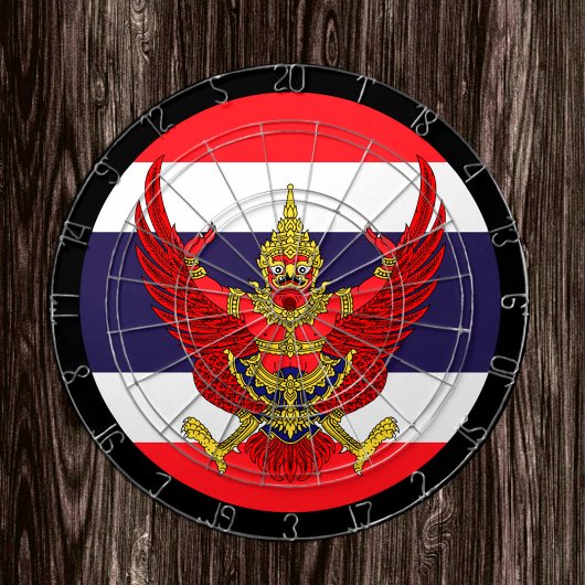 Cible De Fléchettes Drapeau thaïlandais Dartboard & Thaïlande / platea