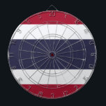 Cible De Fléchettes Drapeau Thaïlande<br><div class="desc">Drapeau de la Thaïlande: Il est composé de cinq bandes horizontales de couleurs rouge,  blanc,  bleu,  blanc et rouge. La bande bleue centrale est deux fois plus large que les autres.</div>