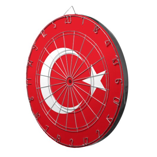 Cible De Fléchettes Drapeau turc (Devant droit)