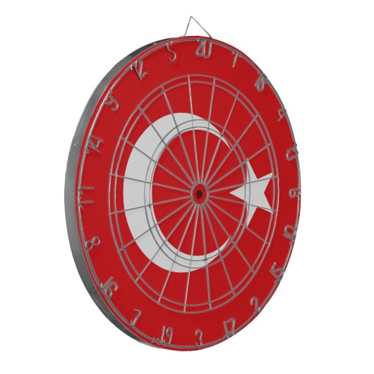 Cible De Fléchettes Drapeau Turquie (Devant gauche)