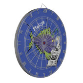 Cible De Fléchettes Drôle caricature de poisson de pêcheur (Devant gauche)