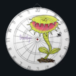 Cible De Fléchettes Drôle carnivore Vénus piège à mouches plante dessi<br><div class="desc">Pour les amateurs de plantes carnivores. Ce dessin présente notre piège à mouches Vénus amusant dessiné dans un style d'illustration de dessin humoristique stupide.</div>