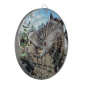 Cible De Fléchettes Drôle Cheval brun visage (Devant gauche)