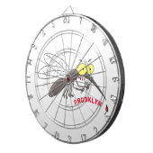 Cible De Fléchettes Drôle dessin d'insecte moustique (Devant droit)