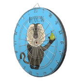 Cible De Fléchettes Drôle singe-singe macaque à queue de lion (Devant droit)