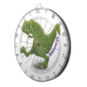 Cible De Fléchettes Drôle T rex dinosaure dessin animé humour (Devant droit)