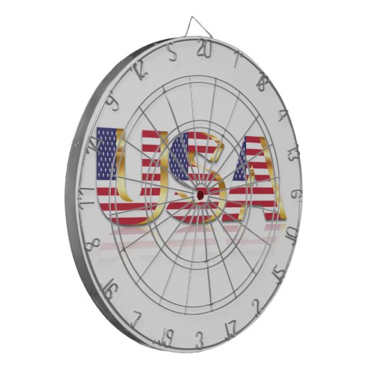 CIBLE DE FLECHETTES du drapeau américain (Devant gauche)