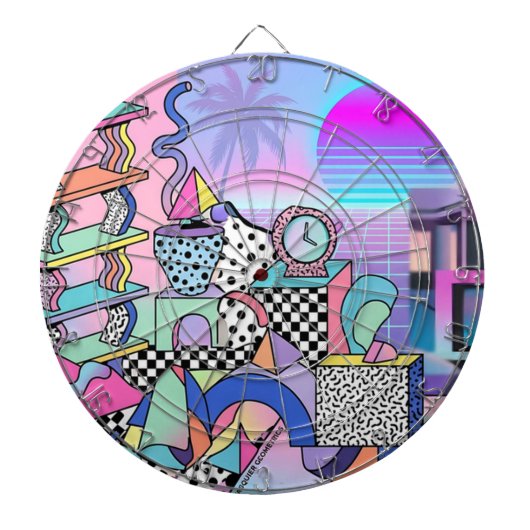 Cible De Fléchettes Du Pasquier Geometrics Revisité (Devant)