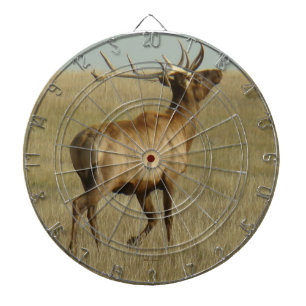 Cible De Fléchettes E35 Élan mâle herbe dans les bois