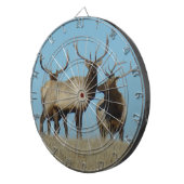 Cible De Fléchettes E60 Bull Elk ciel Lined (Devant droit)