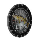 Cible De Fléchettes Eau de la lune et brochet de walleye (Devant gauche)