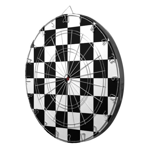 Cible De Fléchettes Échecboard (Devant droit)