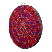 Cible De Fléchettes Échelles rouge et violet (Devant droit)