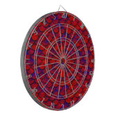 Cible De Fléchettes Échelles rouge et violet (Devant gauche)