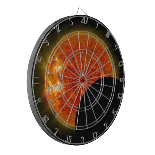 Cible De Fléchettes Éclipse solaire en cours (Devant gauche)