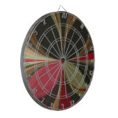 Cible De Fléchettes Edgy Earth Kaleidoscope Art (Devant gauche)