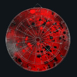 Cible De Fléchettes Effet de peinture de pulvérisation<br><div class="desc">Fun Tableau noir coloré Un design de peinture en spray Messy en rouge et noir,  cadeau parfait pour les enfants avec une personnalité audacieuse! Consultez ma boutique pour plus de couleurs et de motifs !</div>
