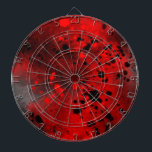 Cible De Fléchettes Effet de peinture de pulvérisation<br><div class="desc">Fun Tableau noir coloré Un design de peinture en spray Messy en rouge et noir,  cadeau parfait pour les enfants avec une personnalité audacieuse! Consultez ma boutique pour plus de couleurs et de motifs !</div>